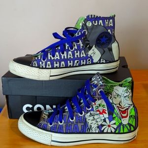 2011 Converse x DC Comics Batman vs Joker Chuck Taylor All Star High Mens 4
